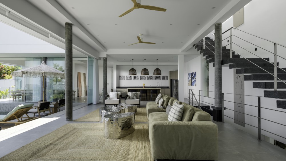 Golden Lotus - Villa Vie - Airy main floor living area
